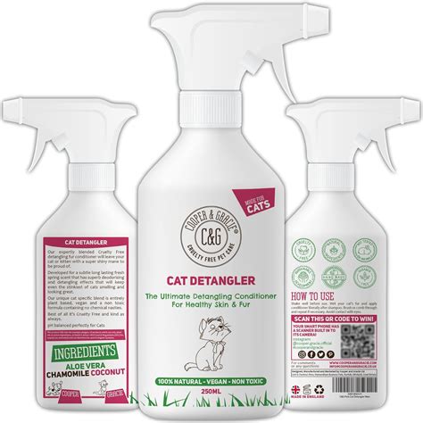 cat fur detangler|best dematting spray for cats.